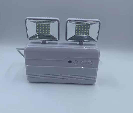 墙壁表面非维护型 ABS 折叠式双头 LED 聚光灯 700 流明 可充电电池应急双头 LED 灯