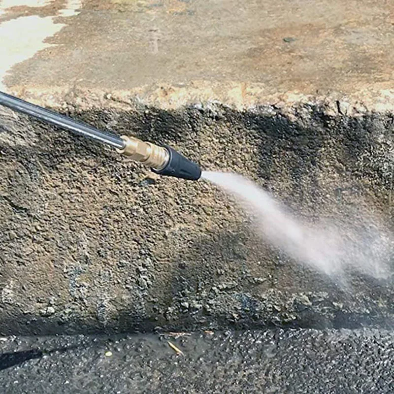 Nytt 2500Psi 1/4 snabbkopplings Turbo Munstycke för Högtrycksrengörare roterande jetvatten Turbo Munstycke för högtillstånd rengörare