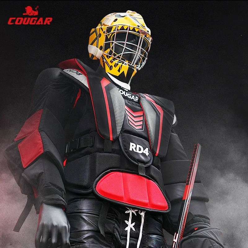 Source Cougar Factory Hockey Equipment Goalie Pads Athlete Stick Gloves  Helmet Inline Roller Skate Ice Field Hockey Player Full Set on m.