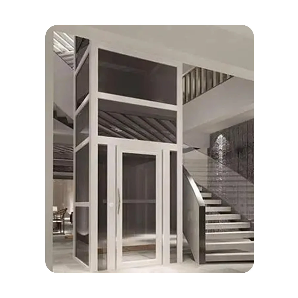 CE ISO Approved Contemporary 4-Floor Passenger Elevator AC Residential House Lift 3-4 Story Living Room Contemporary Apartments
