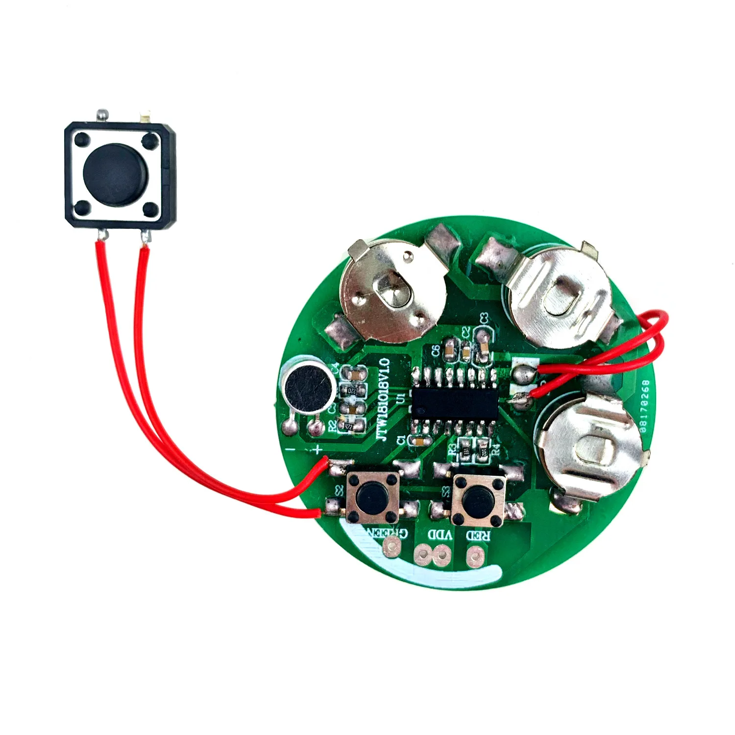 sound module Voice Recordable Module Greeting Card Sound Chip Recorder Music Speaker Item Battery Time