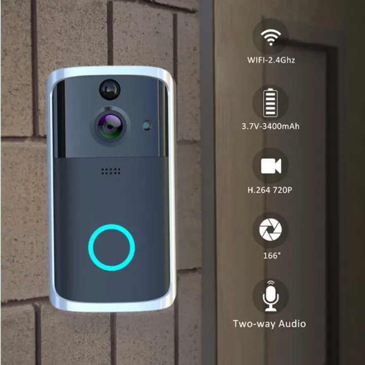 Smart Video Doorbell Visual Doorbell Wifi Door Bell M7 Universal Hd