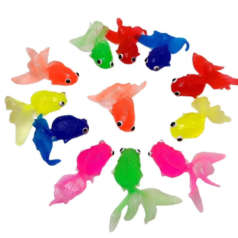 Wholesale Simulation de petit poisson rouge flottant en tpr doux de 6.5cm,  poisson d'or, jouet pour enfants, décoration de bain, jouets amusants,  sélection de couleurs From m.alibaba.com