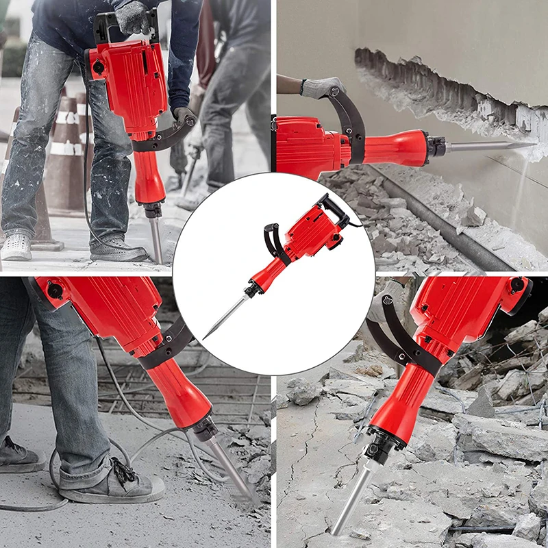 Classic 1500W power demolition breaker hammer 65A electric jack hammer