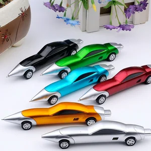 Creative Cars-Themed Plastic Ballpoint Pens for School Students Stationery Promotional Gift