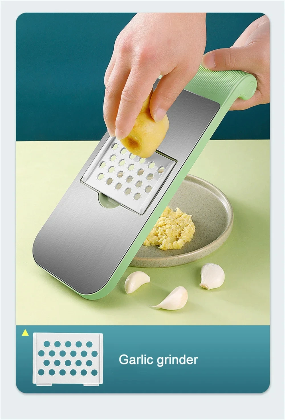 Multifunctional Stainless Steel Potato Peeler Food Slicer Mandoline Vegetable Cutter Grater Slicer Chopper