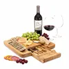 cheese board with knife