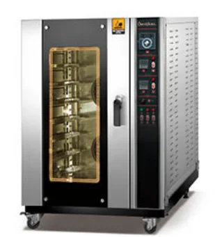 Печь для выпечки хлеба с функцией пара, газовая пекарская печь, 5/8/10 лотков
