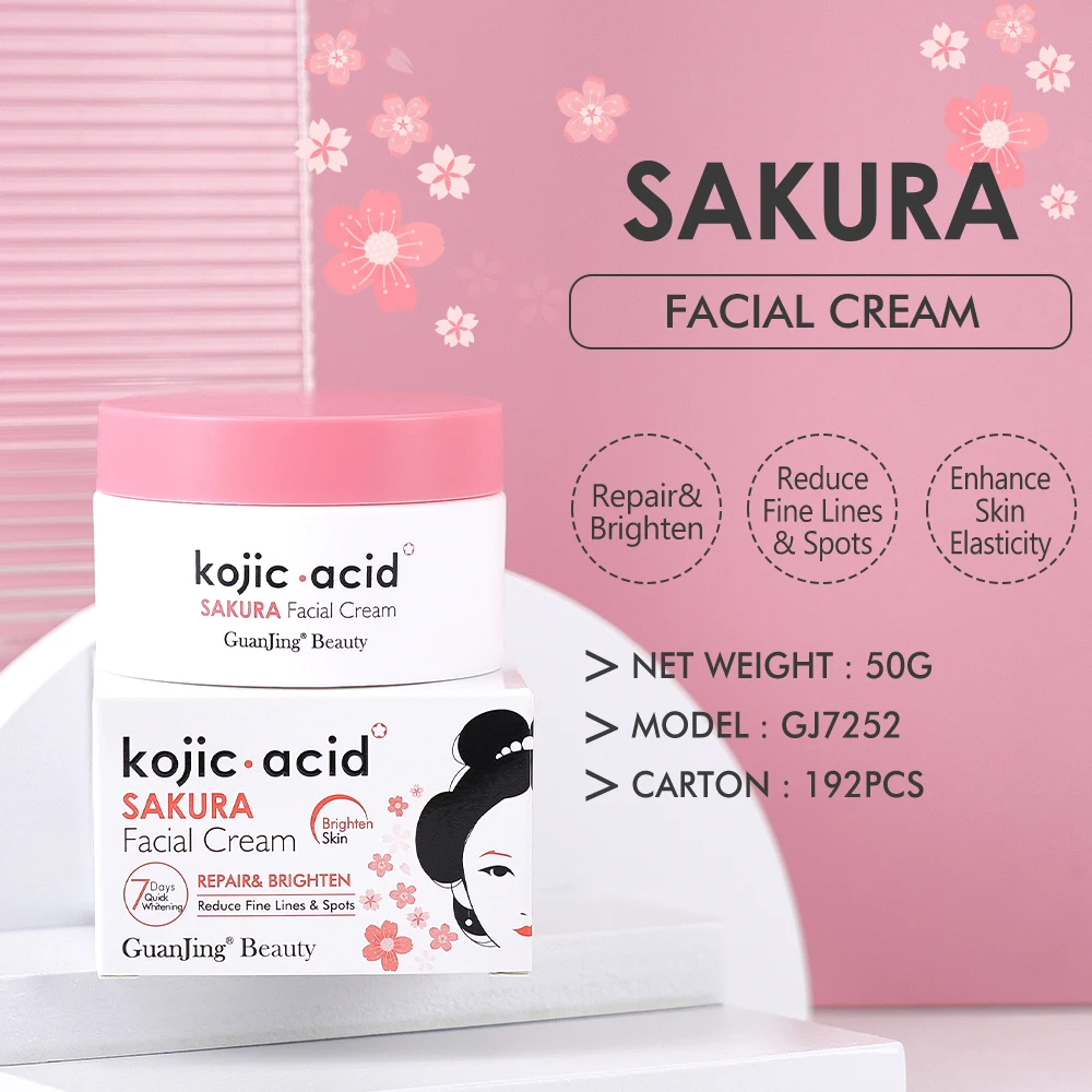 New Sakura Facial Cream - 7 Days to Brighten Skin, Reduce