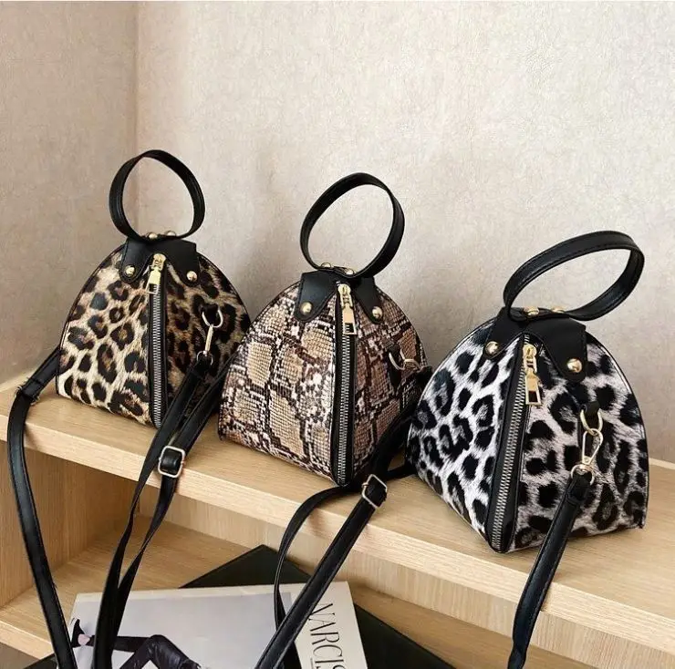 snake print designer bag