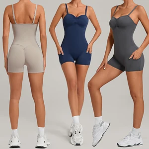 Customize One Piece Yoga Jumpsuit Yoga Wear for Women Sports Tights Soft Fabric Sportswear Fitness Jumpsuit