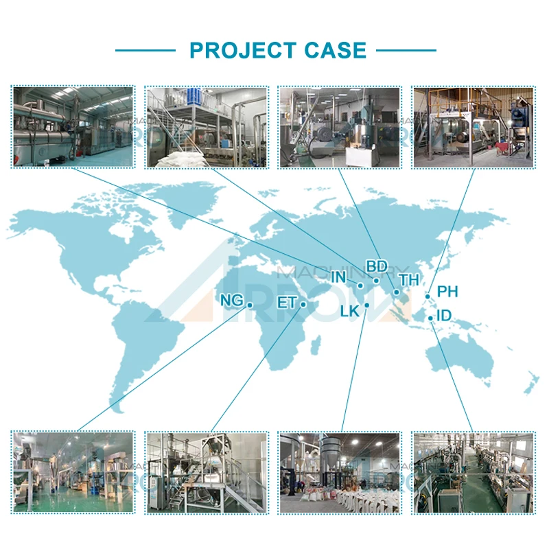 Fully Automatic Artificial Rice Couscous Extruder Processing Production Line Making Machine