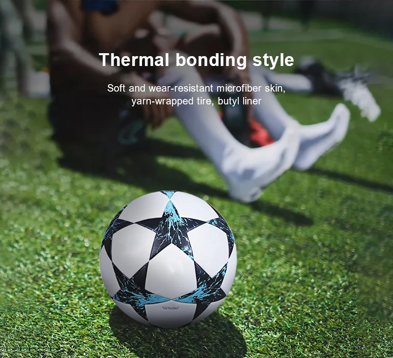 Standard Size 5 Pu Material Soccer Ball Machinestitched Pu Material