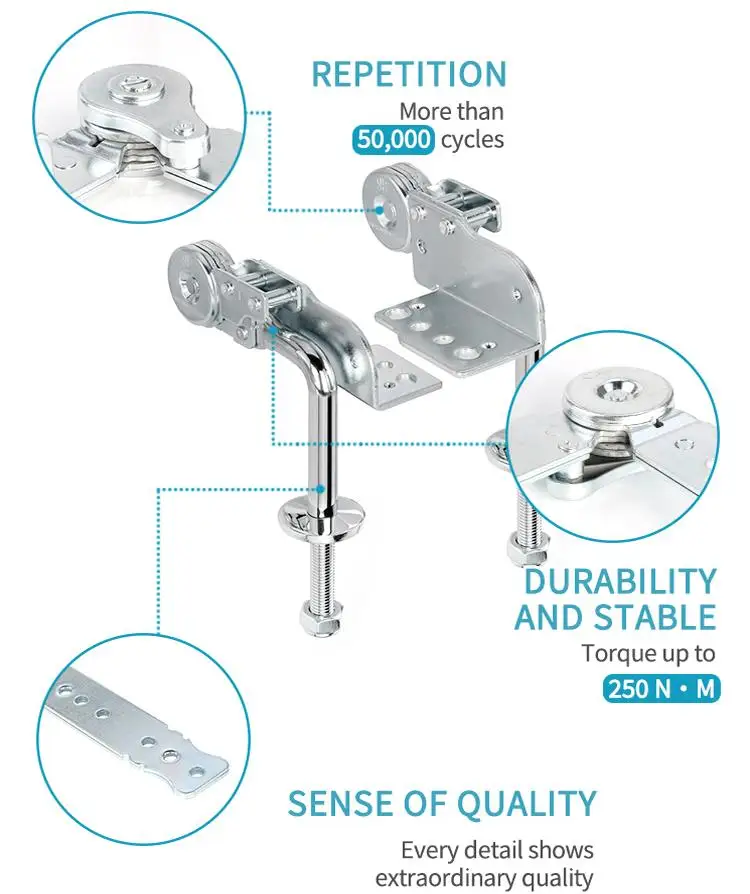 Jinpai 90-180 градусов 6 передач Регулируемый диван подголовник петли на заказ откидной