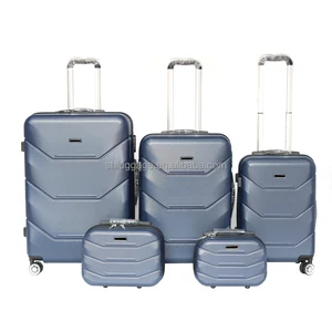 Travel Suitcase 4 Piece Trolley Luggage Set Luggage Factory Wholesale Abs Unisex Carry-on Large Capacity Luggage Set