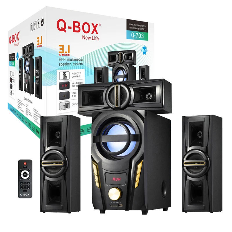Q-BOX Q-703 elexaスピーカー付き新しいスピーカー価格サウンド