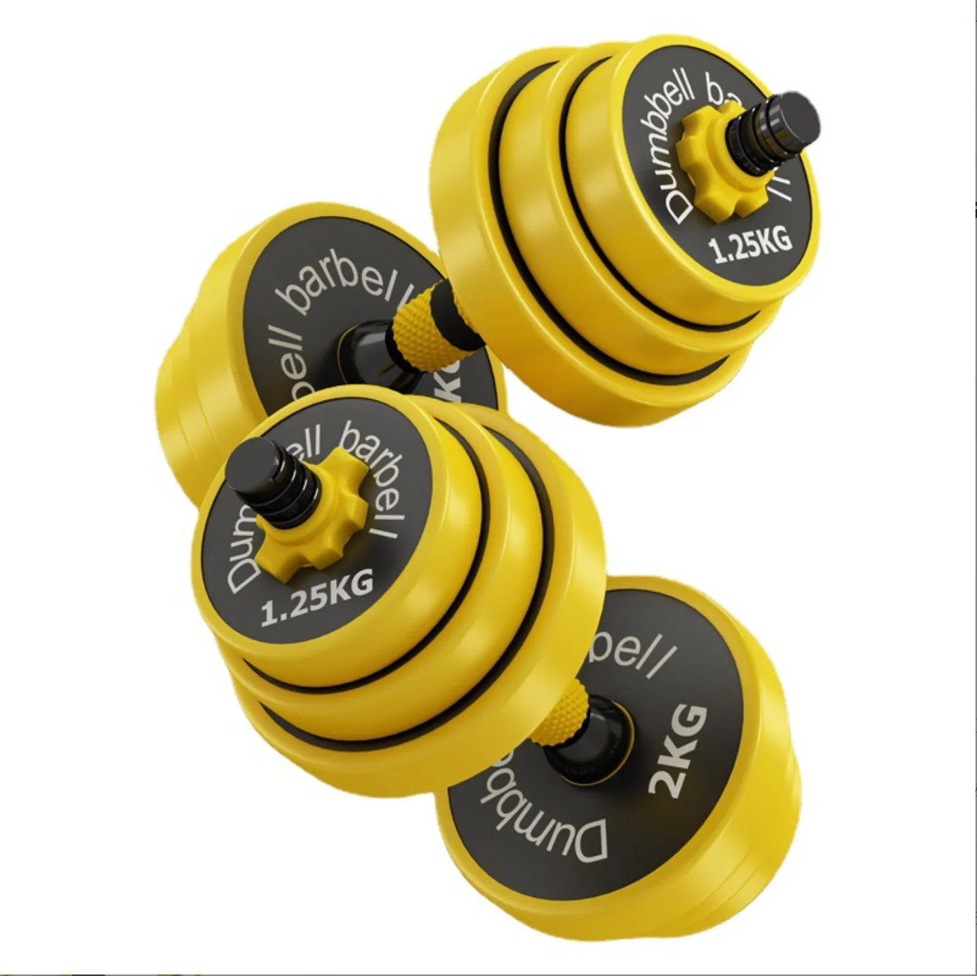 40kg Adjustable Dumbbell And Barbell Set Home Gym Weight Fitness Workout Weights 