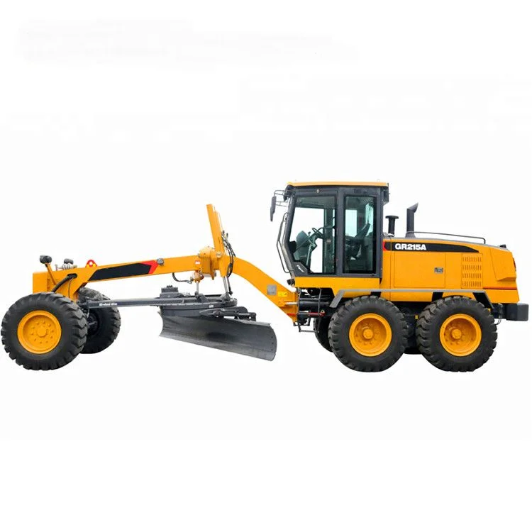 215HP Motor Grader GR215A Road Construction Machinery With Load Sensitive Hydraulic System