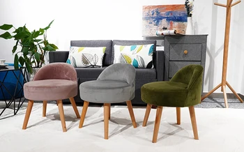 Custom Most Popular High End Trendy New Design Dining Room Furniture Cheap Price Velvet Stool Chair