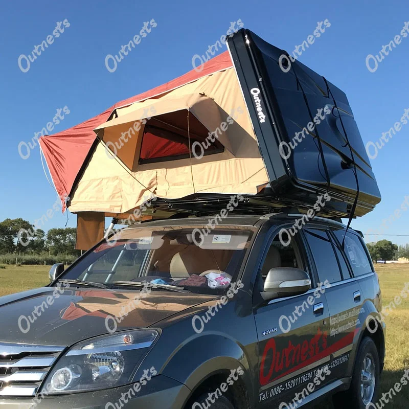 Caisse d'extérieur, camping en plein air, couchage, coque rigide, de haute  qualité, pour voiture, toit de voiture