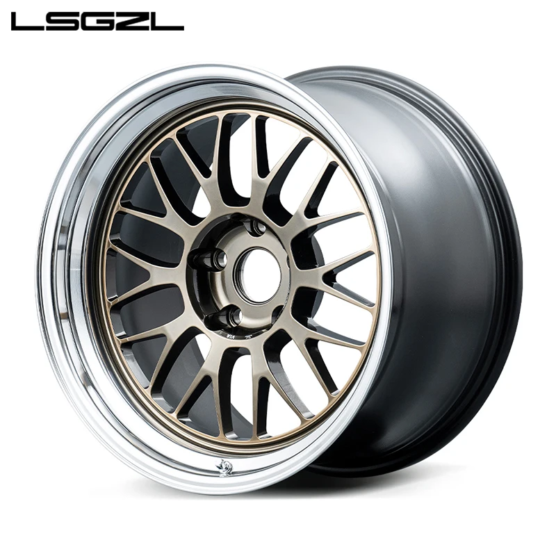 Forged Monoblack 2-Piece Wheel 5x114.3 5x130 5x120 Rim Spoke Wire Chrome Concave For BMW Audi