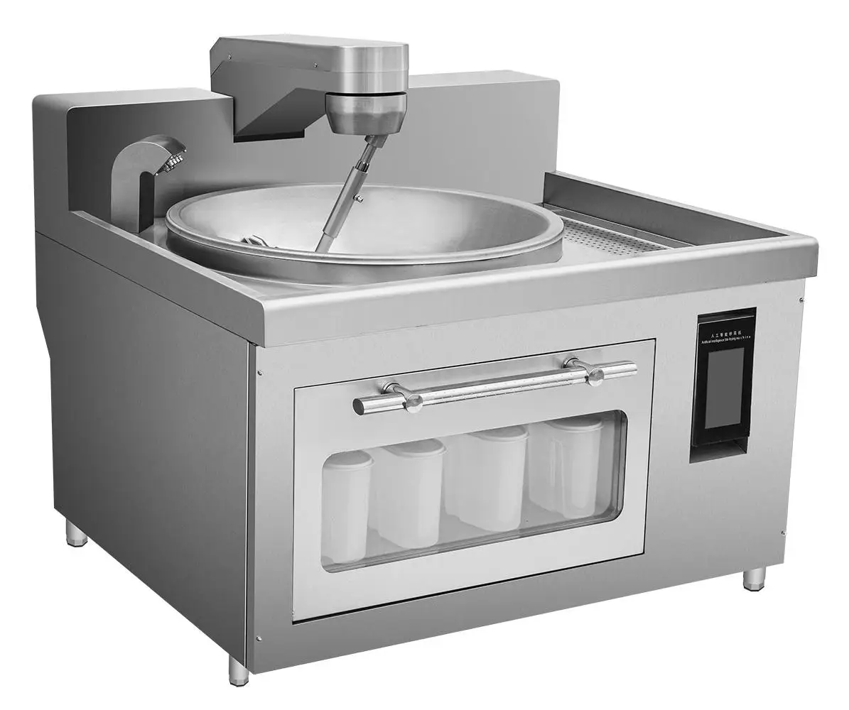 Automatic 6l Robot Cooker Hot Popular Memory Storage Food Cooking Robot for Restaurant