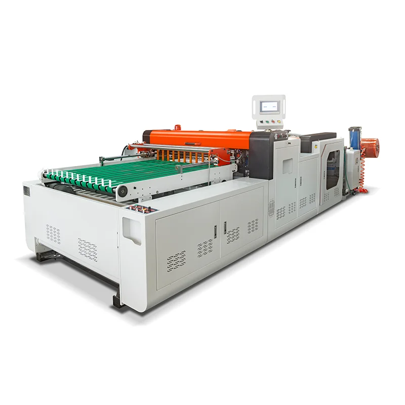 HQJ Automatic Silicon Paper Roll to Sheet Cross Cutting Machine for Paper Reels Material Sheeter Processing