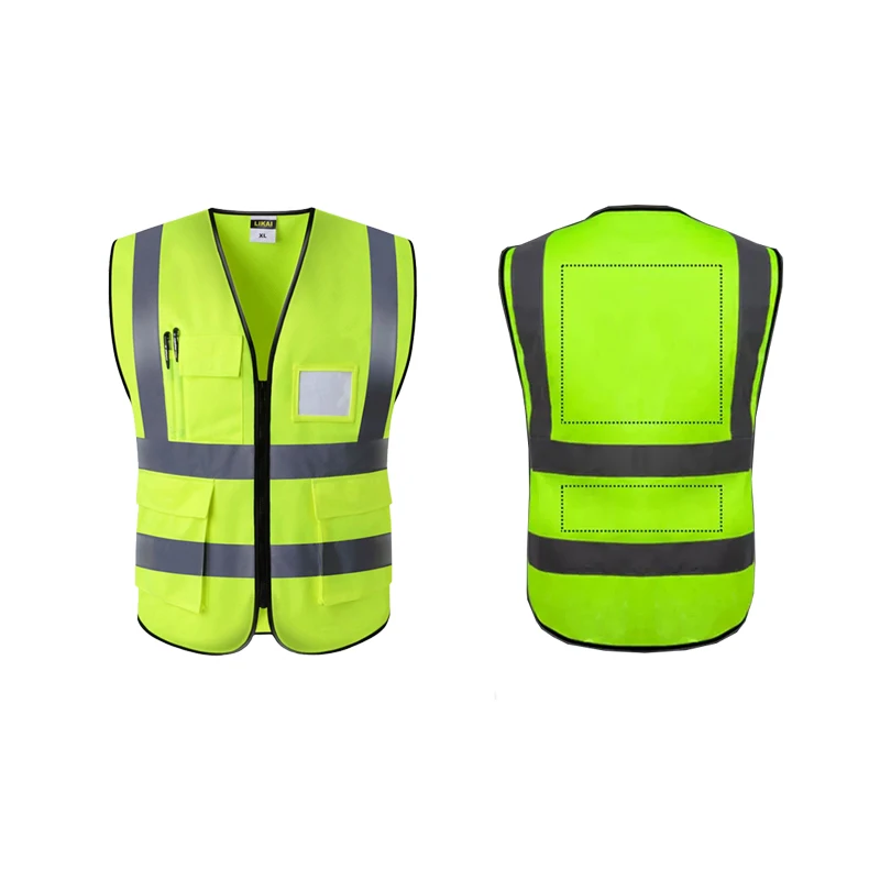 High Visibility Reflective Safety Jacket Waterproof Customizable