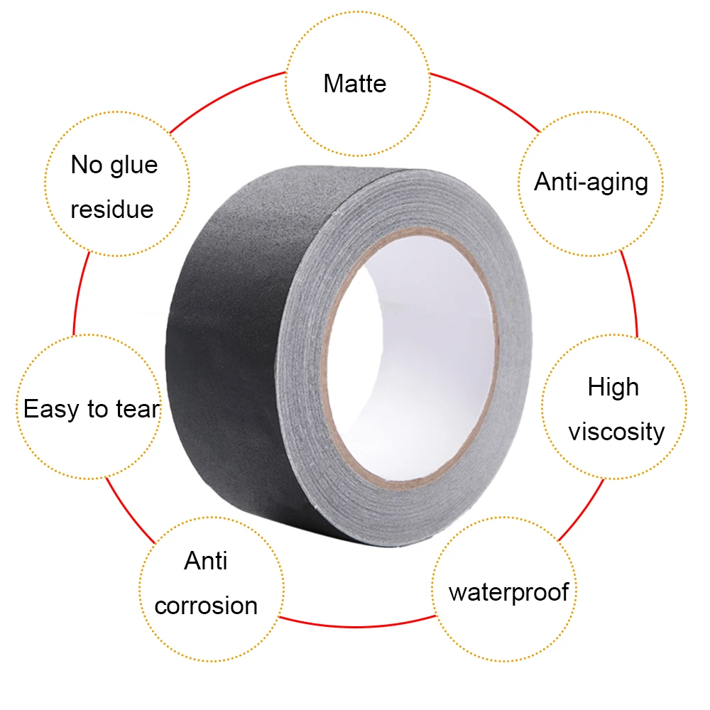 Gaff Tape Matte Cloth Book Binding Black Gaffer Tape Buy Gaffer Tape