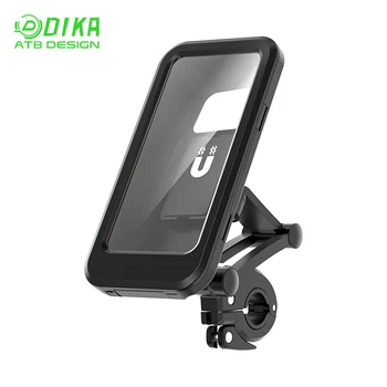 DIKA Cheap price rainproof mobile phone shell takeout rider motorcycle mobile phone navigation stand Bicycle phone holder