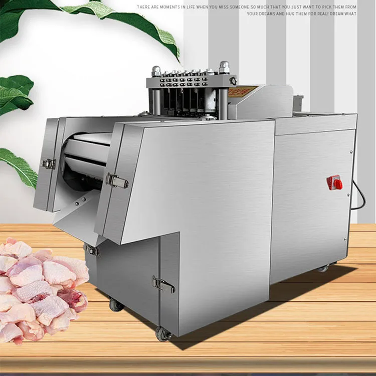 Chicken Cutter Machine Fish Dicing Frozen Meat Dicer Cube Cutting Machine Meat Strips Cut Small Meat Cutting Machine