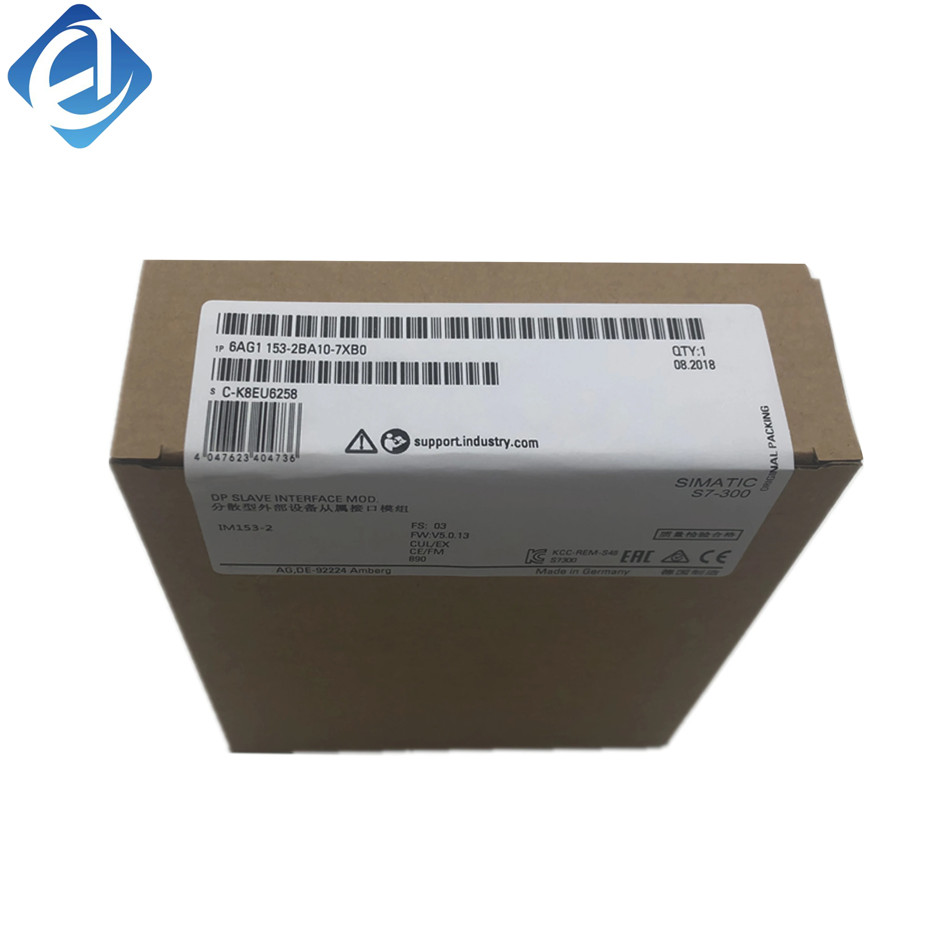 New Original 6AG1 153-2BA10-7XB0 6AG1153-2BA10-7XB0 SIPLUS ET200S distributed IO module. Anti-corrosion & wide temperature resistance, stable Profibus signal transmission, convenient expansion, applied to harsh industrial environments