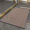 Alfombra tejida de caucho - gris
