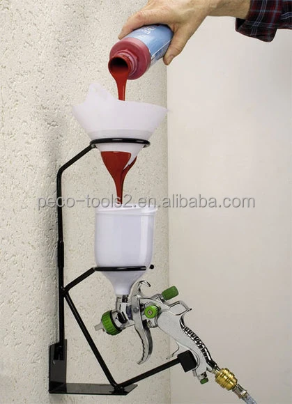 Wall mounted spray gun stand holder