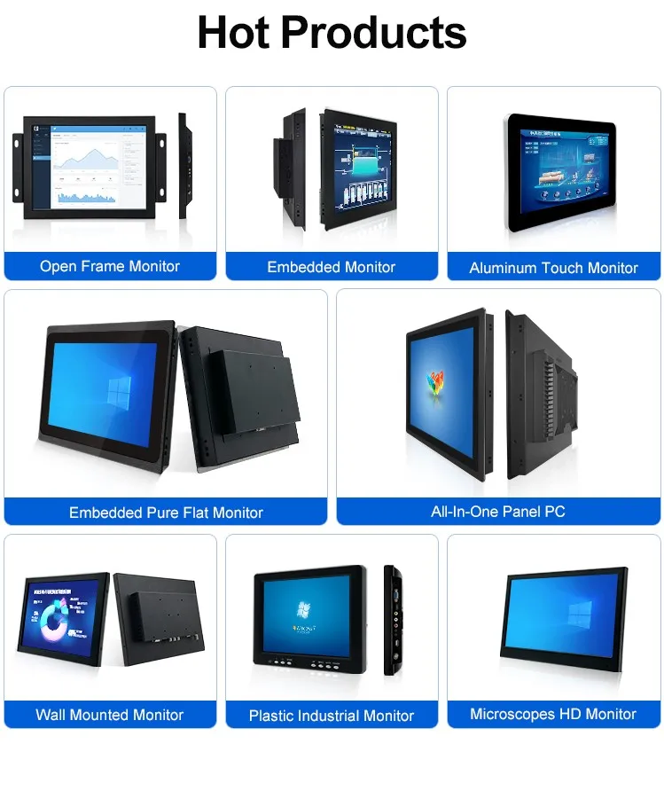 Embedded Industrial Touch Panel PC with J1900 / I3 / I5 / I7 CPU, Fanless Waterproof Linux VGA All-in-One Tablet PC