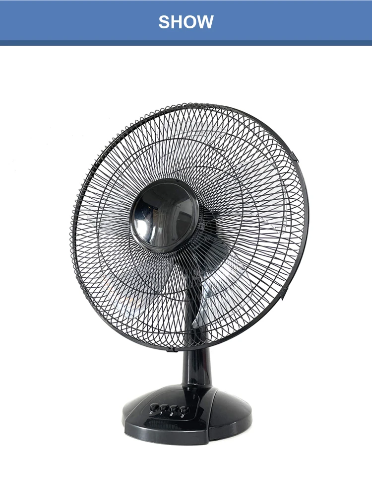 Portable Table Fan Office Desk Fan 3 Speeds 230v Bedroom Small Cooling