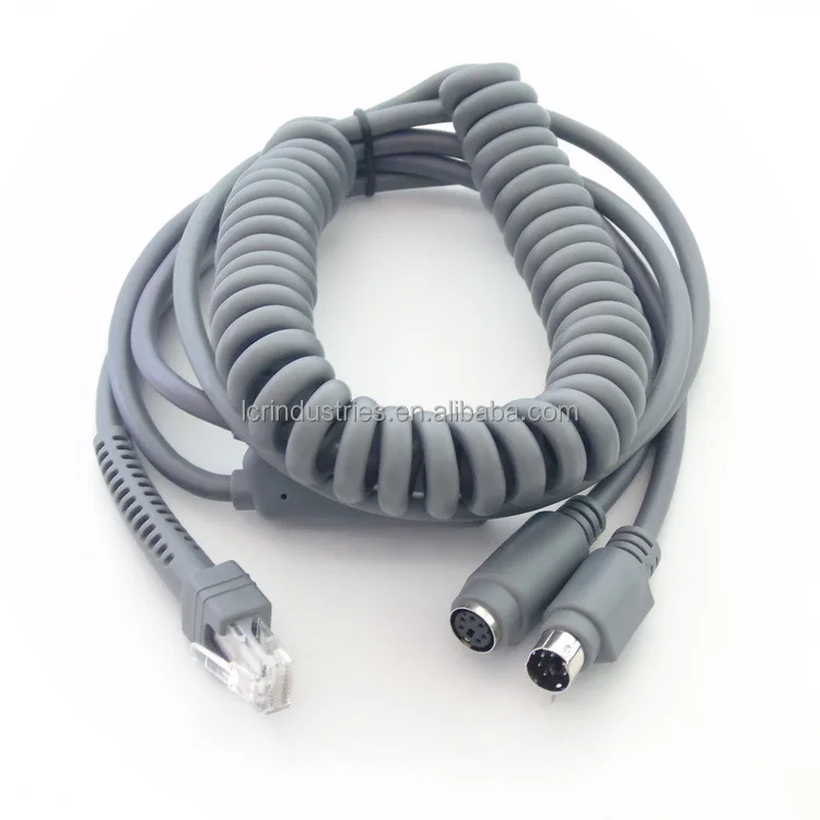 Cavo Seriale RS232 Per Lettore Barcode Symbol (LS2208, LS1203, Ecc.) – Compatibile CBA-R02-C09PAR, 2,7 Metri