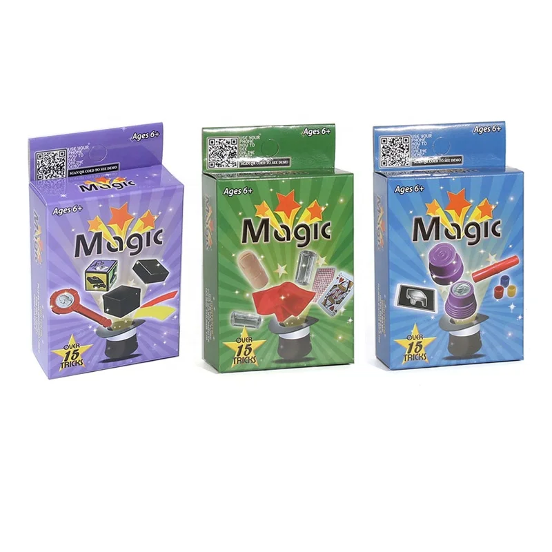 Cheap Magic Tricks Over 15 Tricks Magic Props Toy Educational Toys for Kids