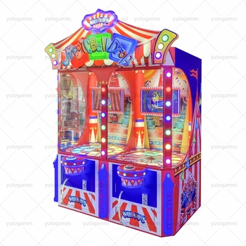 Indoor coin operated Magic Ball Drop ticket lottery game machine amusement for sale