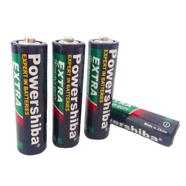 China Suppliers R6 AA BATTERIES Cheap Carbon Dry Cell Zinc Battery 1.5V CARBON ZINC BATTERY