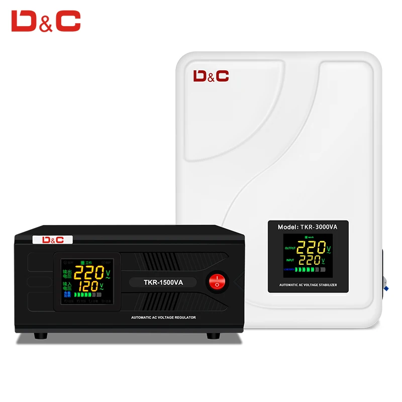 ShangDe Low Power Stabilizers 0.5KVA 1.5KVA 2KVA Automatic Voltage Regulators for PC TV WIFI
