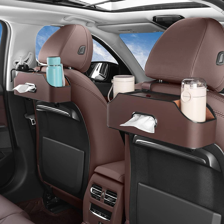 Car Seat Back Storage Box Multifunctional Car Interior Storage Box Rear Seat Debris Box Suitable