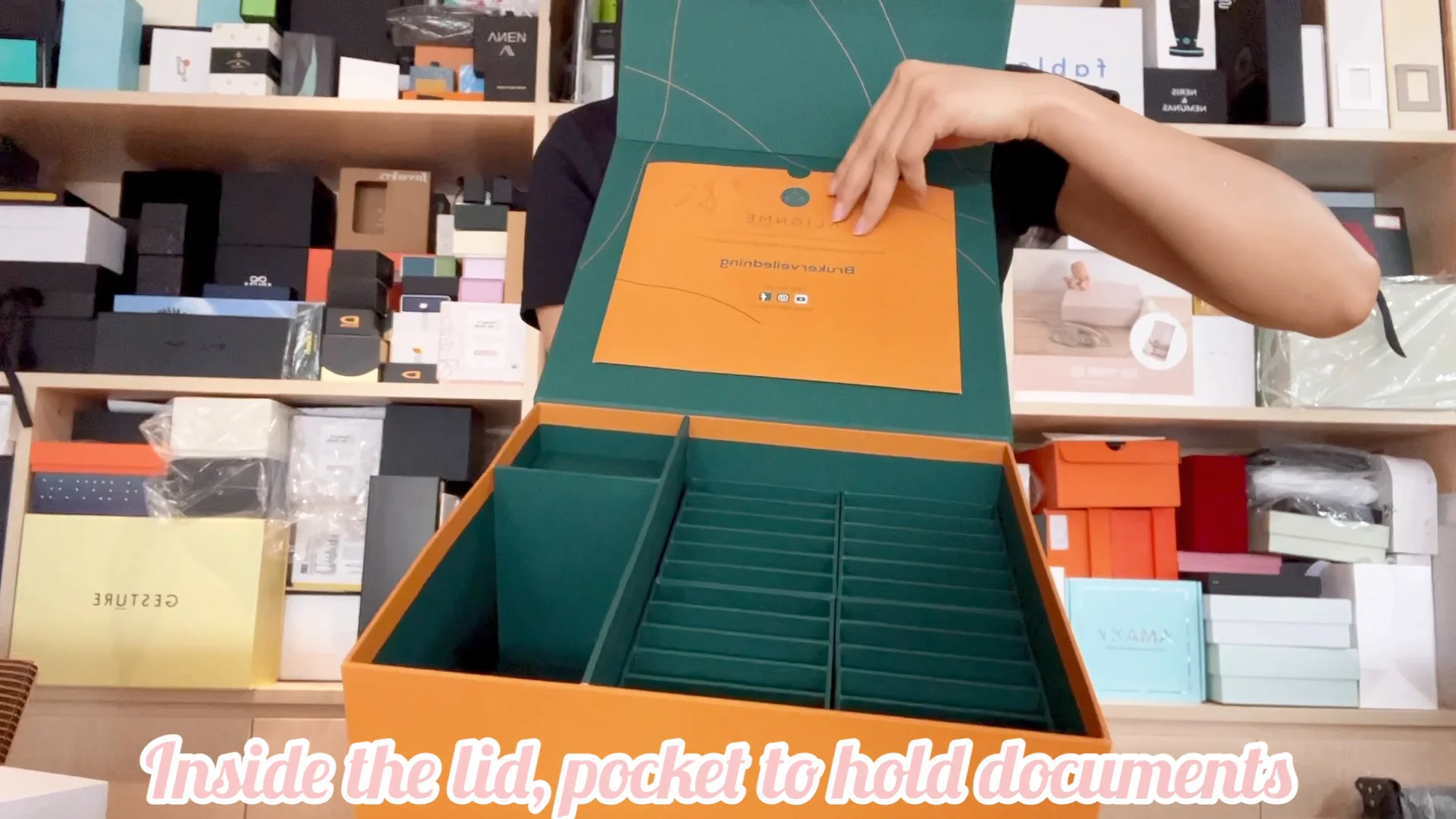 Luxury Cardboard Orthodontic Bracket Box Large 24 Steps Teeth