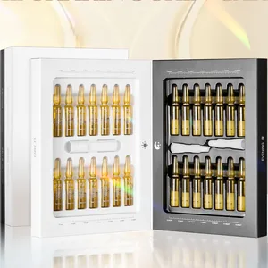 China Private Label Natural Skincare Liquid Ampoule Serum Anti-Aging Regulating Oil Radiance Face for