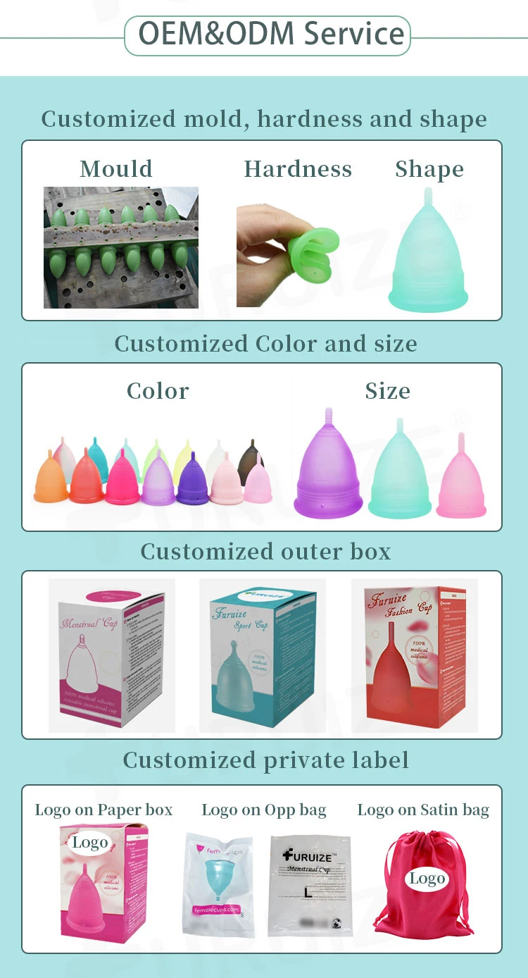 Menstrual Cup Feminine Hygiene Menstrual Copa Lady Women Period Cup ...