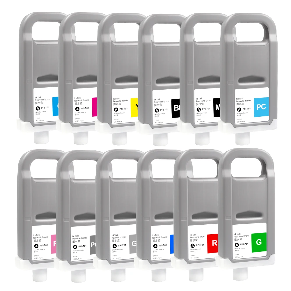 700ml Lucia Pfi-701 Ink Cartridge 
