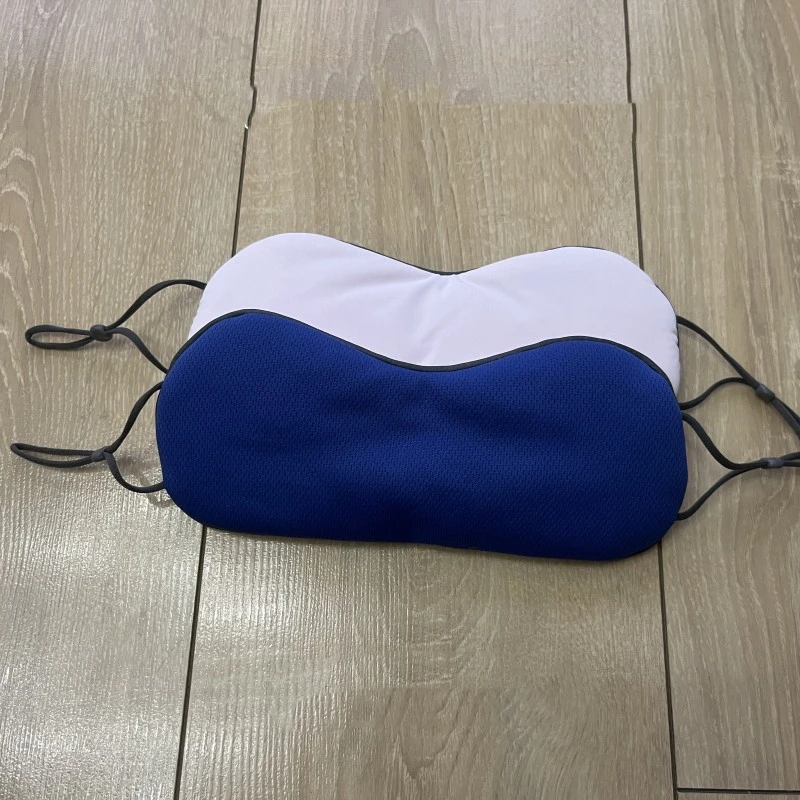 Sleep Mask With Adjustable Ear Loops,Cool Warm Twosided Fabric Eye
