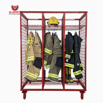 消防置物 110 Gallon, 2 Drum Vertical, 1 Shelf, 2 Doors, Self Close