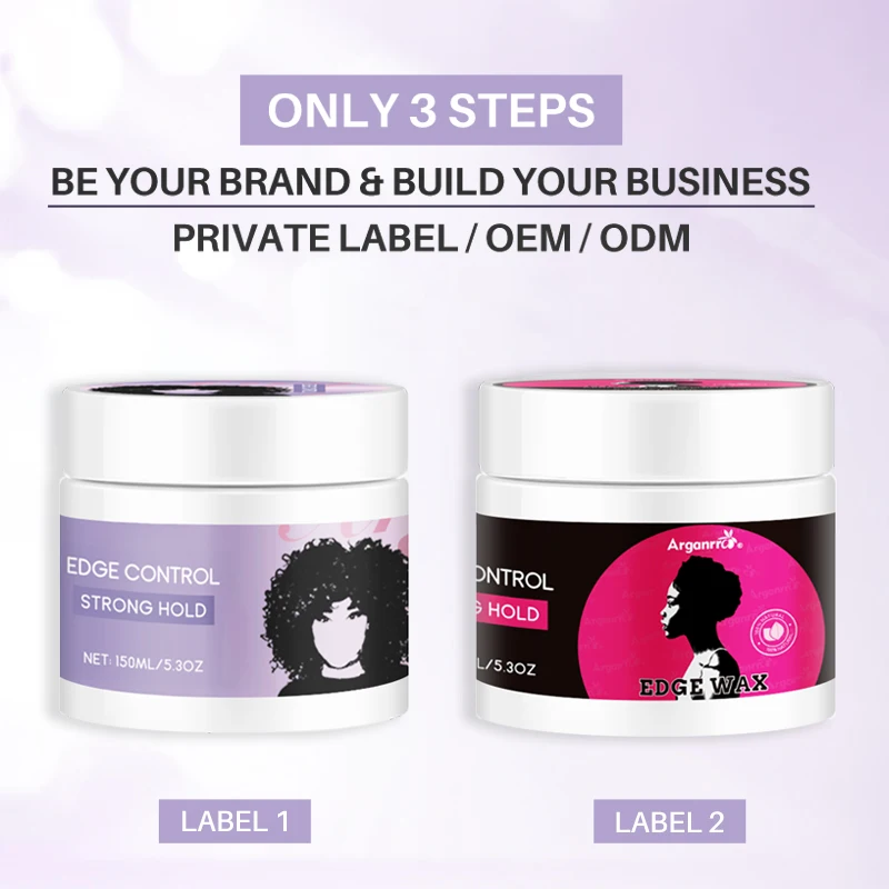 Фирменный комплект для контроля краев, включая восковую палочку для волос с контролем краев, обмотка и крышка для Мусса