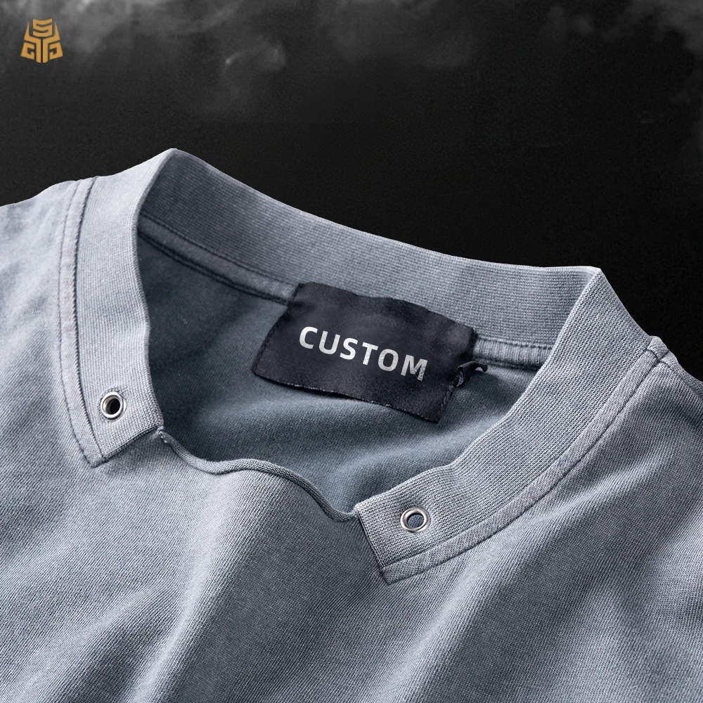 product mens 100 cotton t shirt custom logo desgin heavyweight luxury quality oversized blank drop shoulder t shirt for men-1